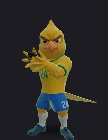 Canarinho Pistola - personagem do CORO SOLTO: Treta Suprema