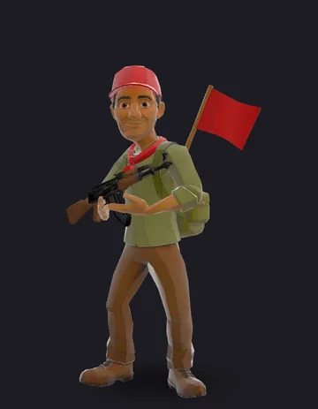 Líder do MST - personagem do CORO SOLTO: Treta Suprema