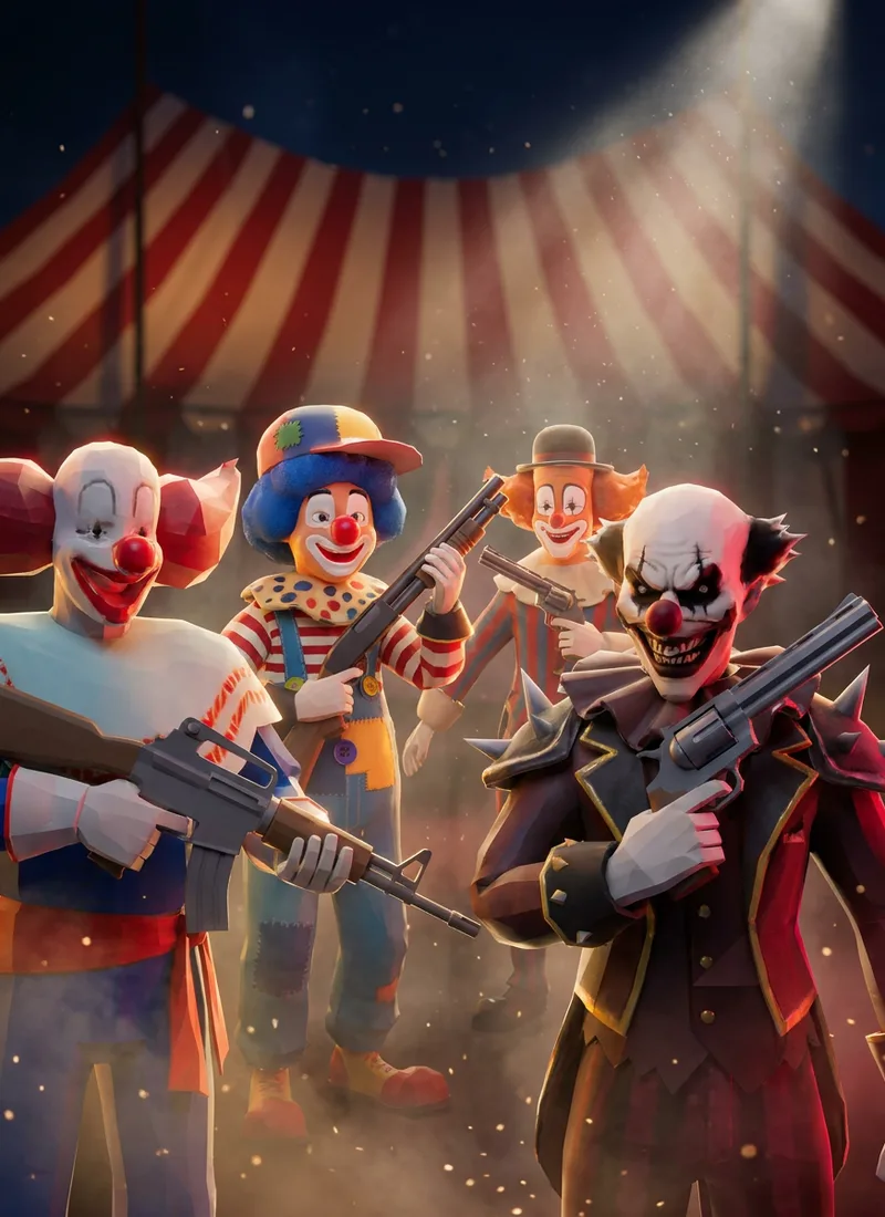 Personagens da facção Palhaços no CORO SOLTO: Treta Suprema