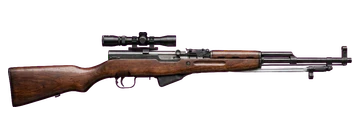 Modelo 3D da SKS "MILÍCIA" no jogo